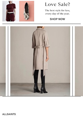 ALLSAINTS TRENÇKOT - Görsel 3