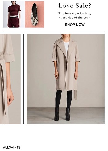 ALLSAINTS TRENÇKOT - Görsel 5