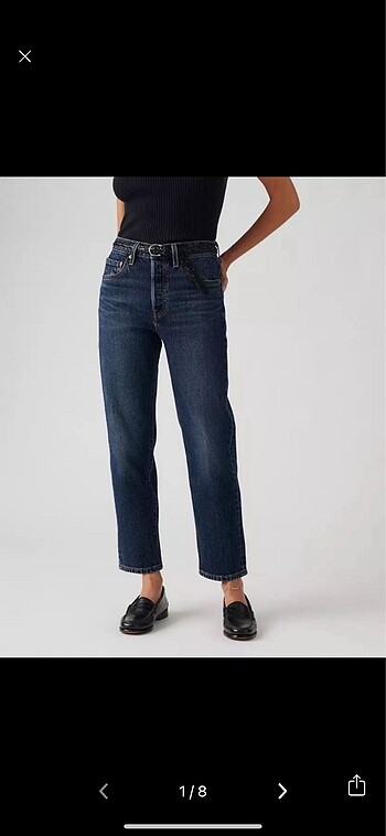 Levis 501 ORİGİNAL CROPPED JEANS