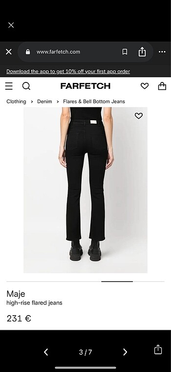 38 Beden MAJE jean