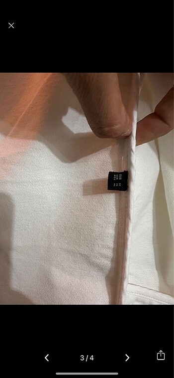 m Beden Massimo dutti keten yelek