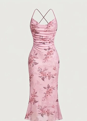 Zara Pembe elbise