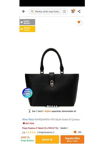 Nine west çanta 