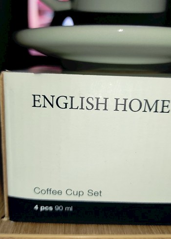  Beden ENGLİSH HOME Beyaz Seramik Fincan Takımı