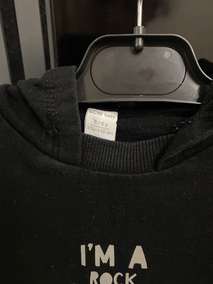 Siyah Baskılı Erkek Sweatshirt - Görsel 2