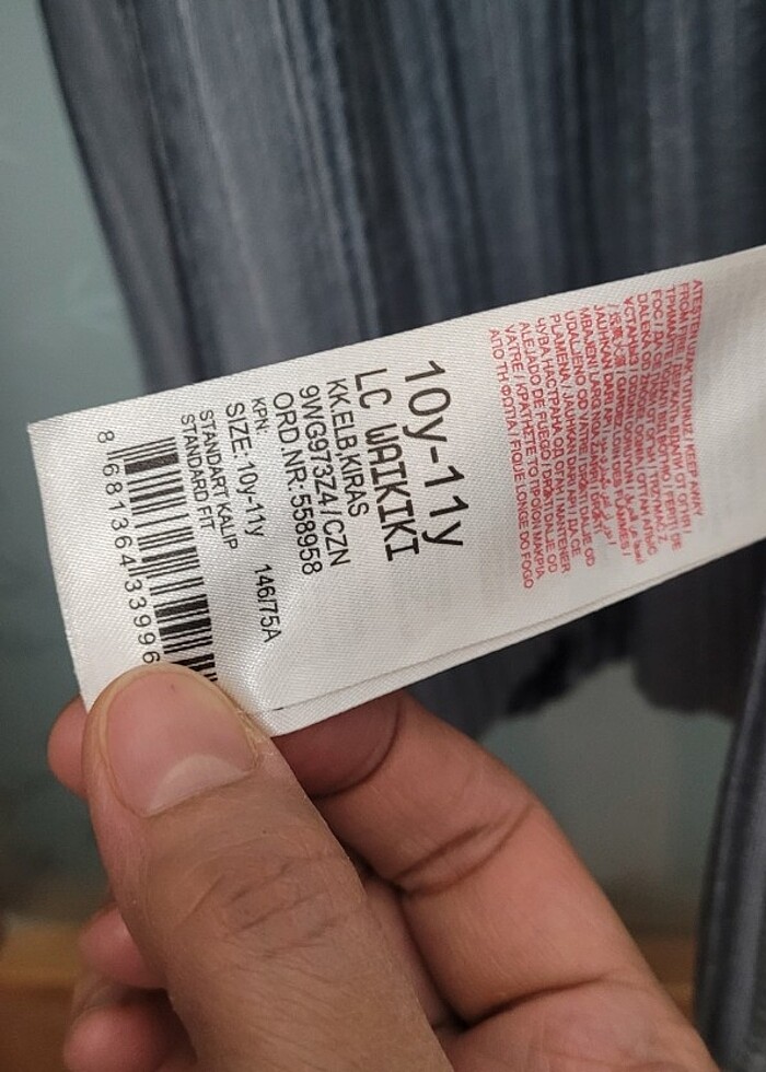 Kadife elbise 10 yaş  - Görsel 3