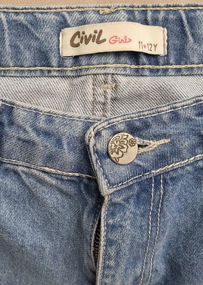 Civil mavi kot pantolon  - Görsel 2