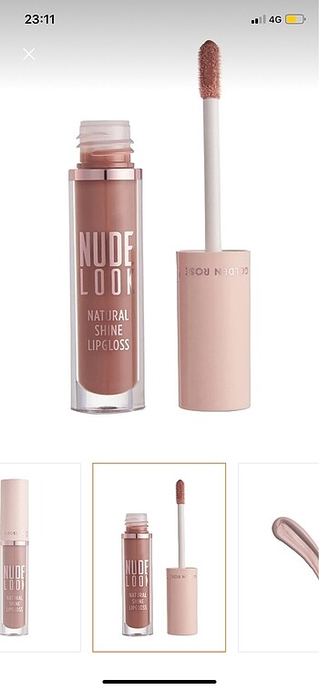 Golden rose nude look 01 numara dudak parlatıcısı