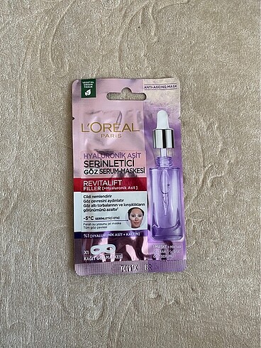 Loreal göz maskesi