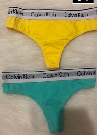Calvin Klein 4 adet string 