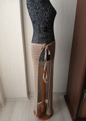 Uzun el örgü pareo - Görsel 9