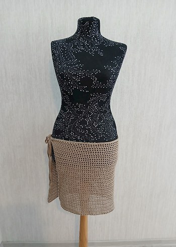 Kısa örgü pareo - Görsel 8