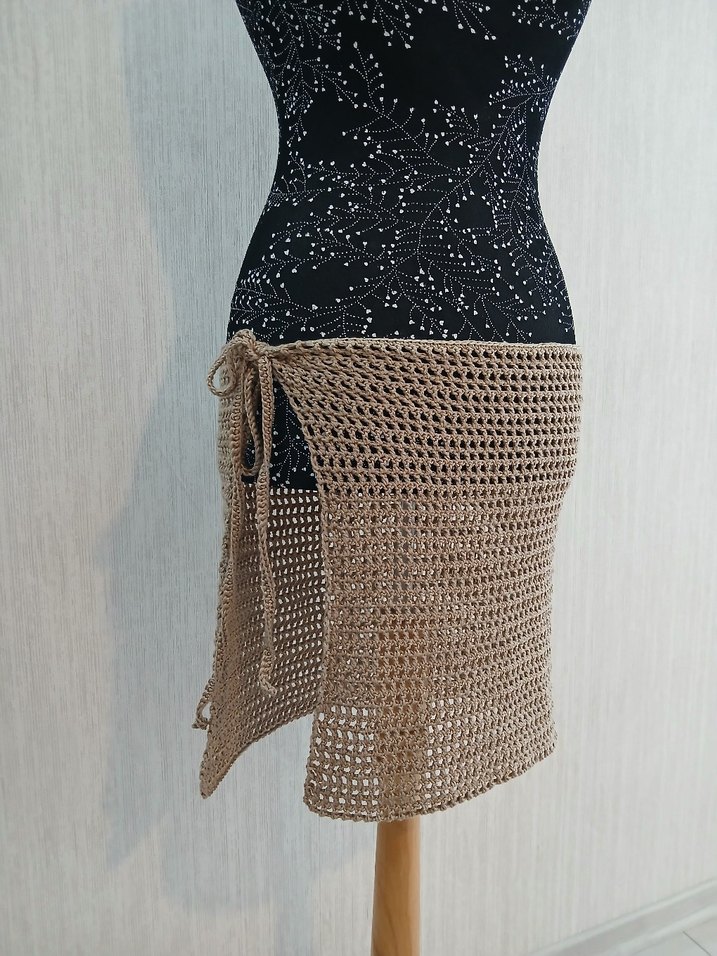 Kısa örgü pareo - Görsel 2