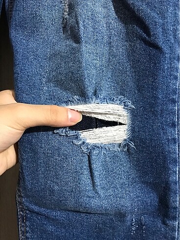 40 Beden mavi Renk kot pantolon