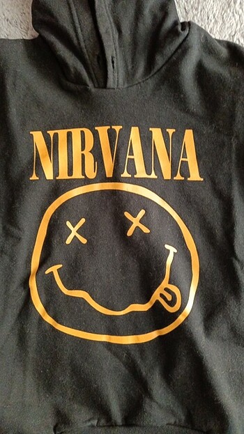 m Beden siyah Renk Nirvana Sweatshirt