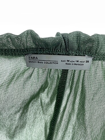 m Beden yeşil Renk Zara Bluz %70 İndirimli.