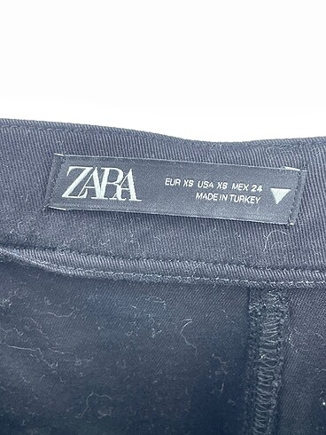 xs Beden siyah Renk Zara Jean / Kot %70 İndirimli.
