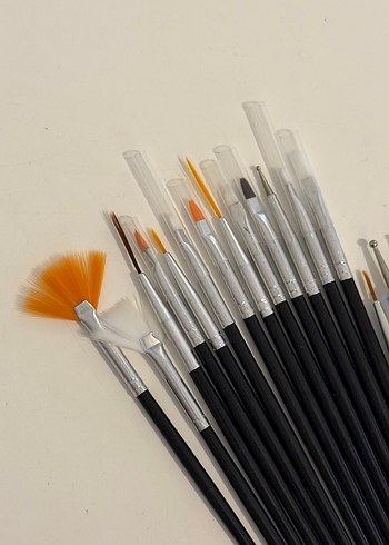 Tırnak Süsleme Fırça ve Puantaj Seti - Görsel 2