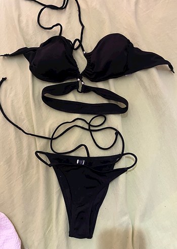 Trendyol & Milla Siyah Strappy Mini Bikini
