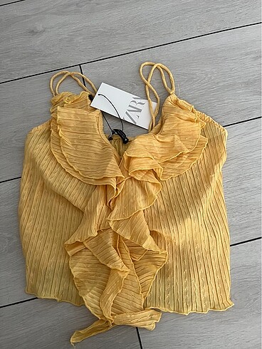 Zara sarı büstiyer