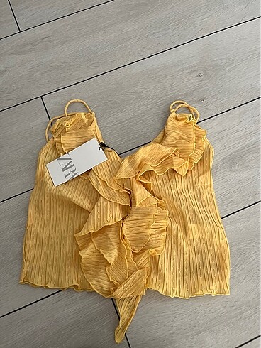 Zara Zara sarı büstiyer