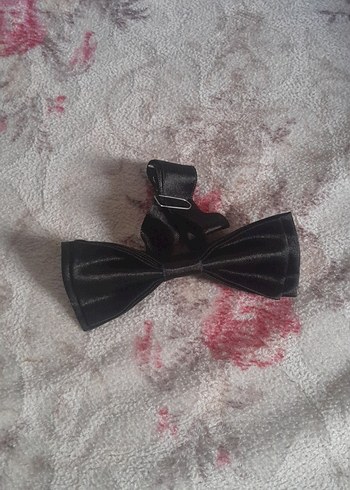 Siyah Bağlamalı Erkek Papyon - Görsel 2