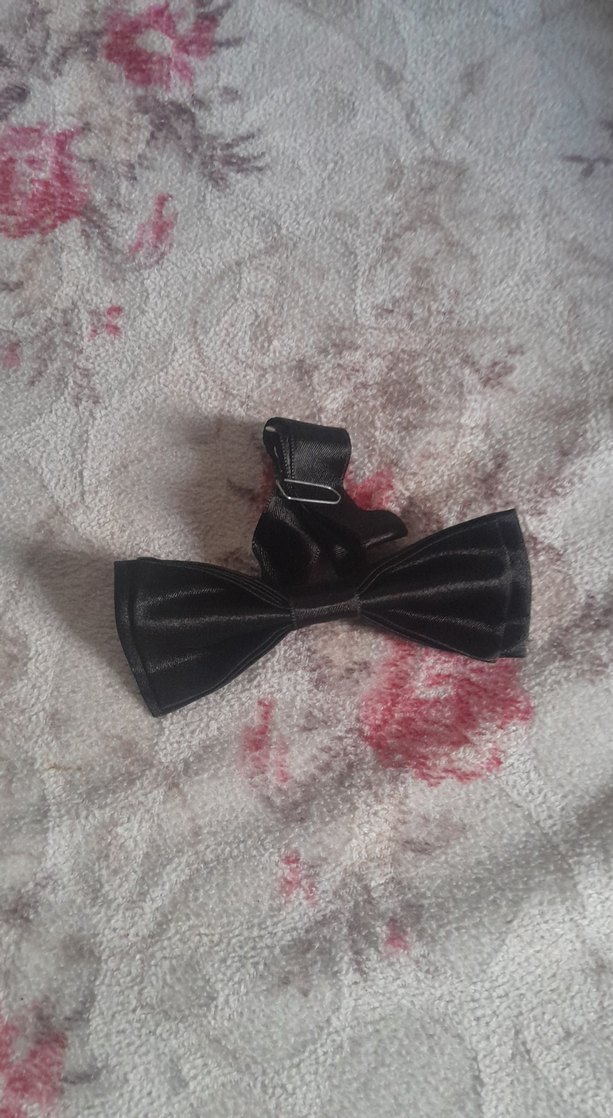 Siyah Bağlamalı Erkek Papyon - Görsel 3