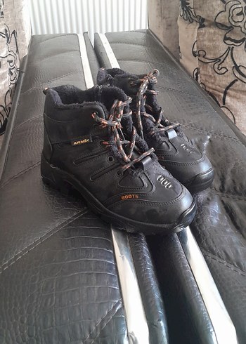 Siyah Biker Lastik Botlar Çocuklar için