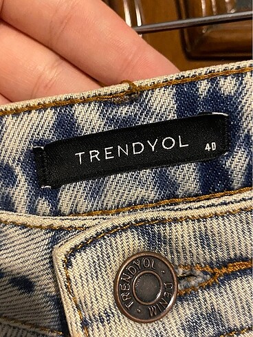 40 Beden mavi Renk Trendyolmilla Açık Mavi Kot Pantolon