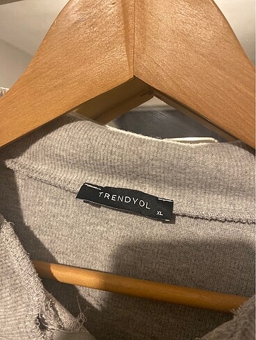 Trendyol & Milla Trendyolmilla Gri Fermuarlı Sweatshirt