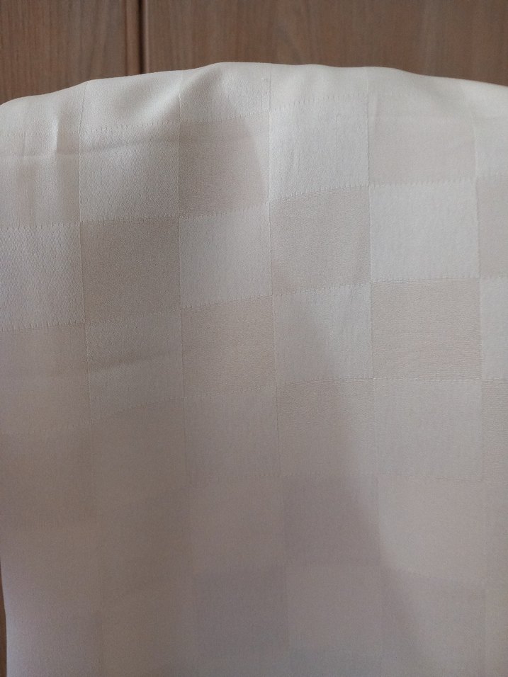 krem Düz Desen Sal - Görsel 2