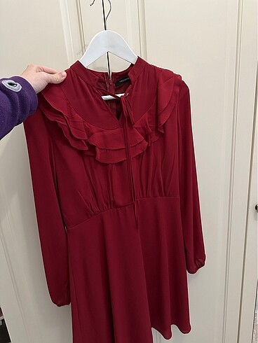 TrendyolMilla Bordo Elbise