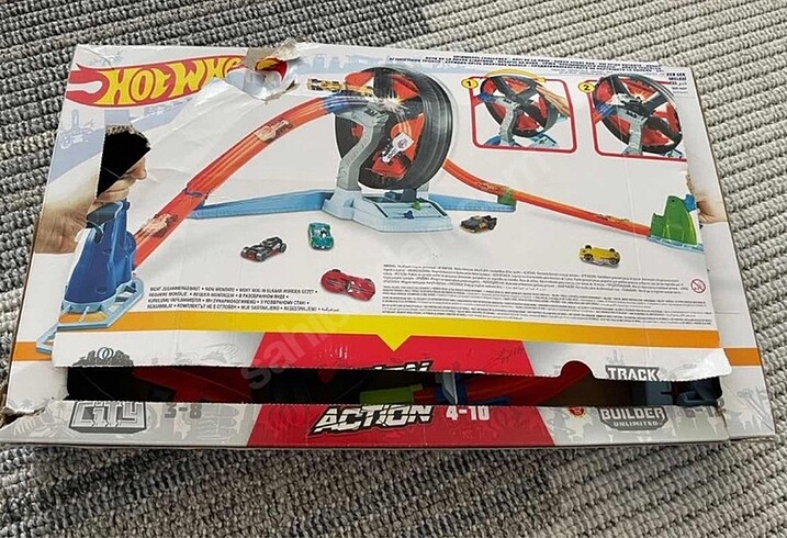  Beden HotWheels dönen tekerlek macerası