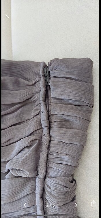 H&M H&M midi boy straplez elbise