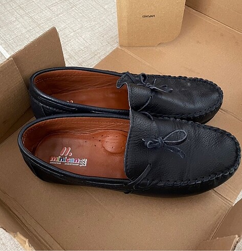 Gerçek deri loafer