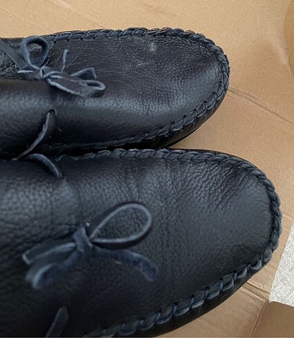 33 Beden Gerçek deri loafer