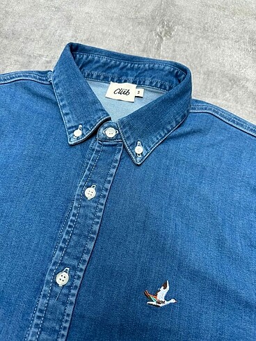 m Beden BEYMEN CLUP UNISEX KOT GÖMLEK