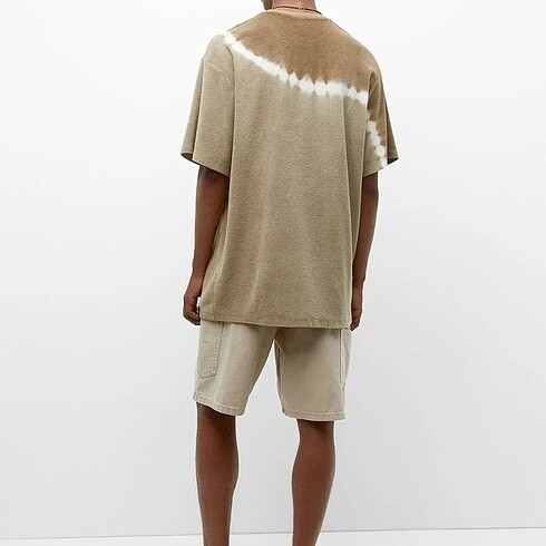 Pull and Bear PULL&BEAR ORJİNAL UNISEX OVERSİZE TİŞÖRT