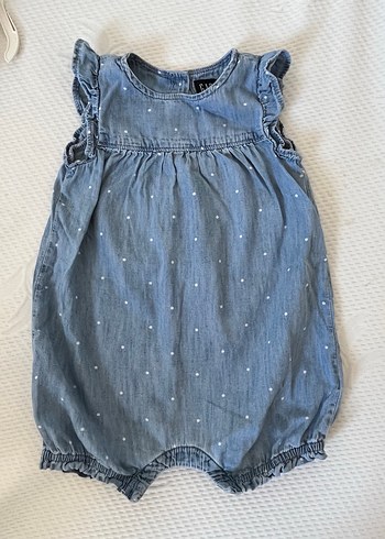 Gap Kız Çocuk Denim kot tulum