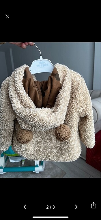 Bebek peluş mont