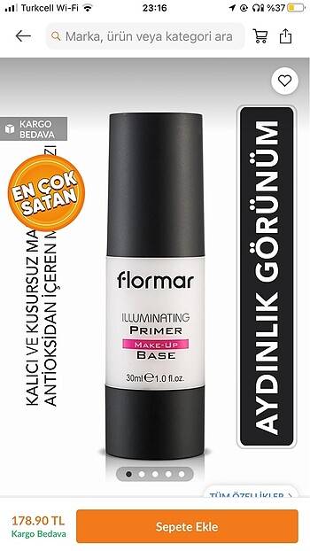 Flormar makyaj bazı