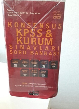 Kpss/Kurum sınavları 2020 basım 