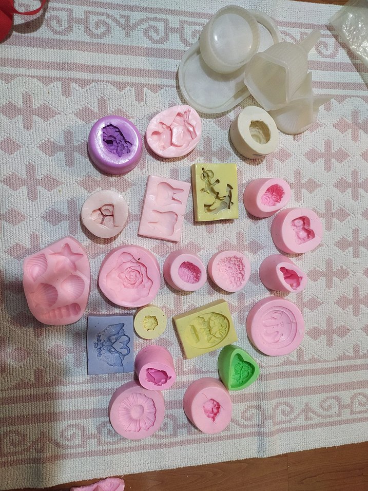 Çeşitli Şekilli Silikon Sabun Kalıpları - Görsel 2