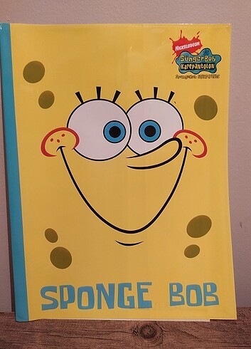 Beden Renk Sünger Bob Hazır Defter Kap