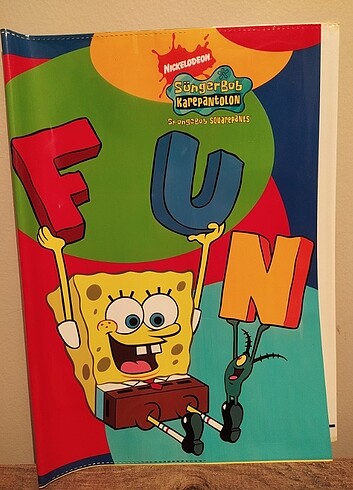 Sünger Bob Hazır Defter Kap 
