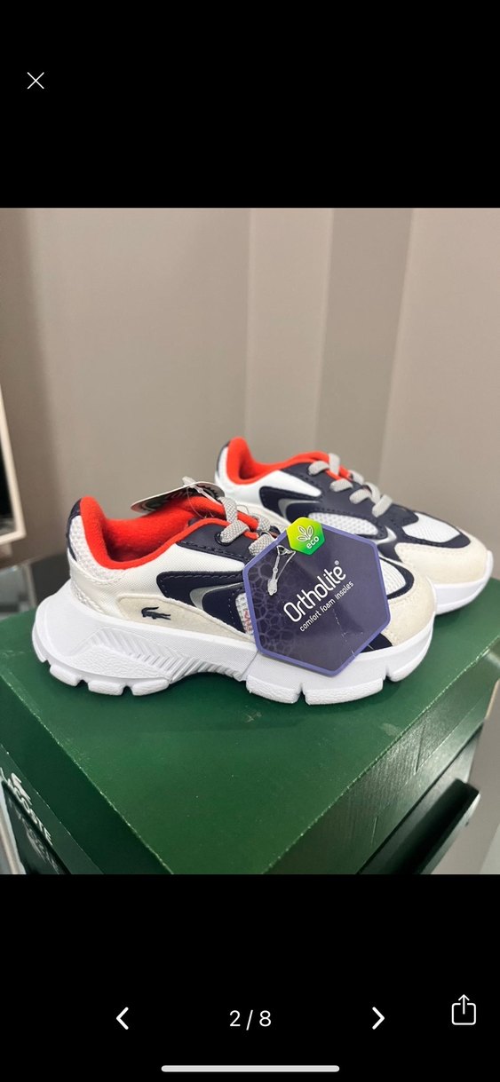 Renkli Baskılı Beyaz Erkek Çocuk Spor Ayakkabı - Görsel 2