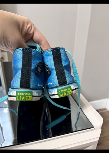 Erkek Çocuk Mavi Batik Desenli Spor Ayakkabı - Görsel 5