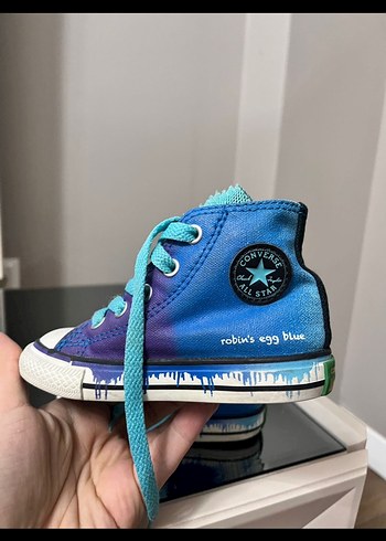 Erkek Çocuk Mavi Batik Desenli Spor Ayakkabı - Görsel 4