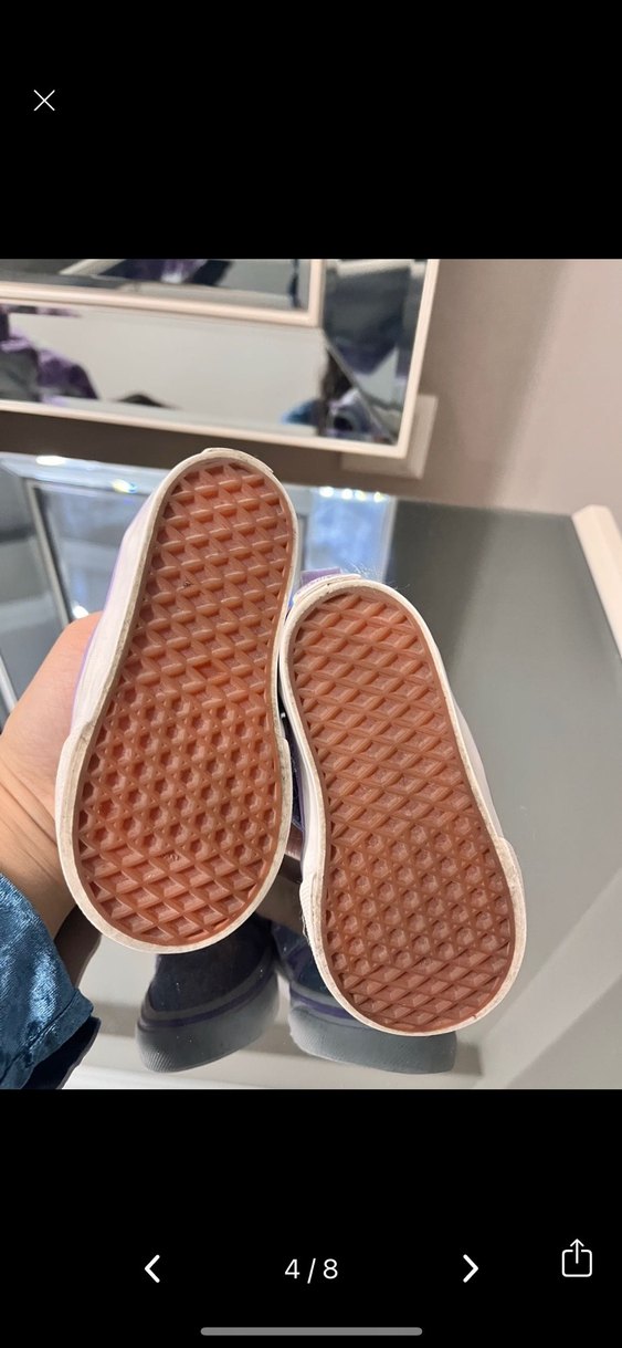 Mor Bağcıksız Kız Çocuk Spor Ayakkabı - Görsel 4