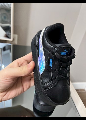 Siyah Platform Topuklu Kadın Spor Ayakkabı - Görsel 5